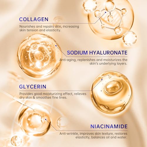 Collagen Skin Care Set, Anti Aging Skincare Set for Reduce - Product Imagery
