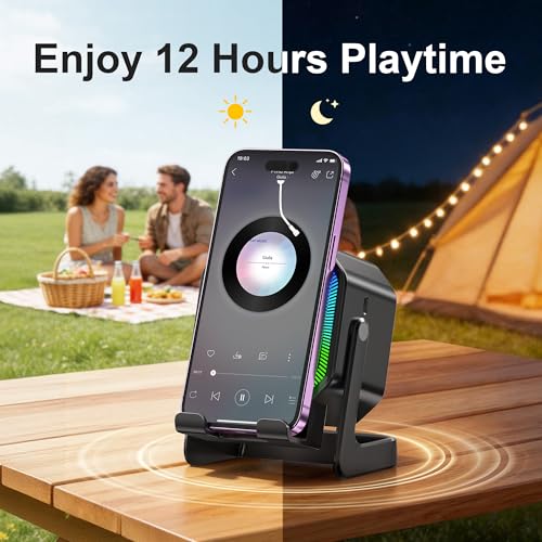 Wireless Induction Speaker All-in-1 Bluetooth Speakers with - Product Imagery