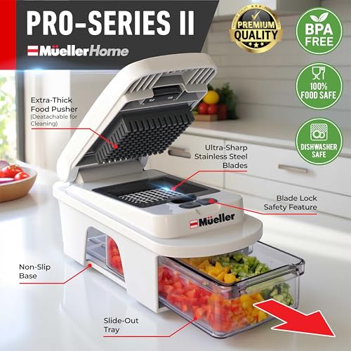 Mueller Pro-Series All-in-One, 12 Blade Mandoline Slicer for - Product Imagery