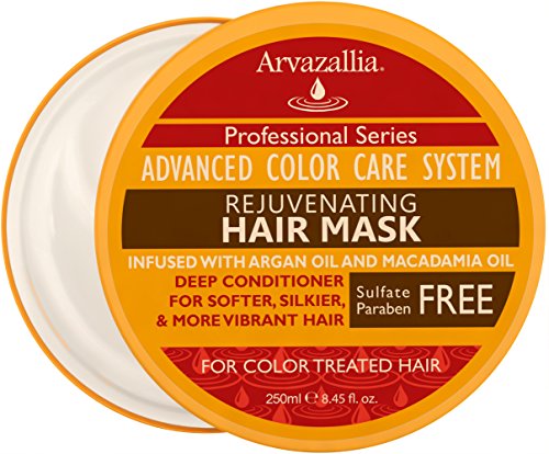 Arvazallia Rejuvenating Hair Mask for Color Treated Hair with Argan Oil - Arvazallia Official Product View 1