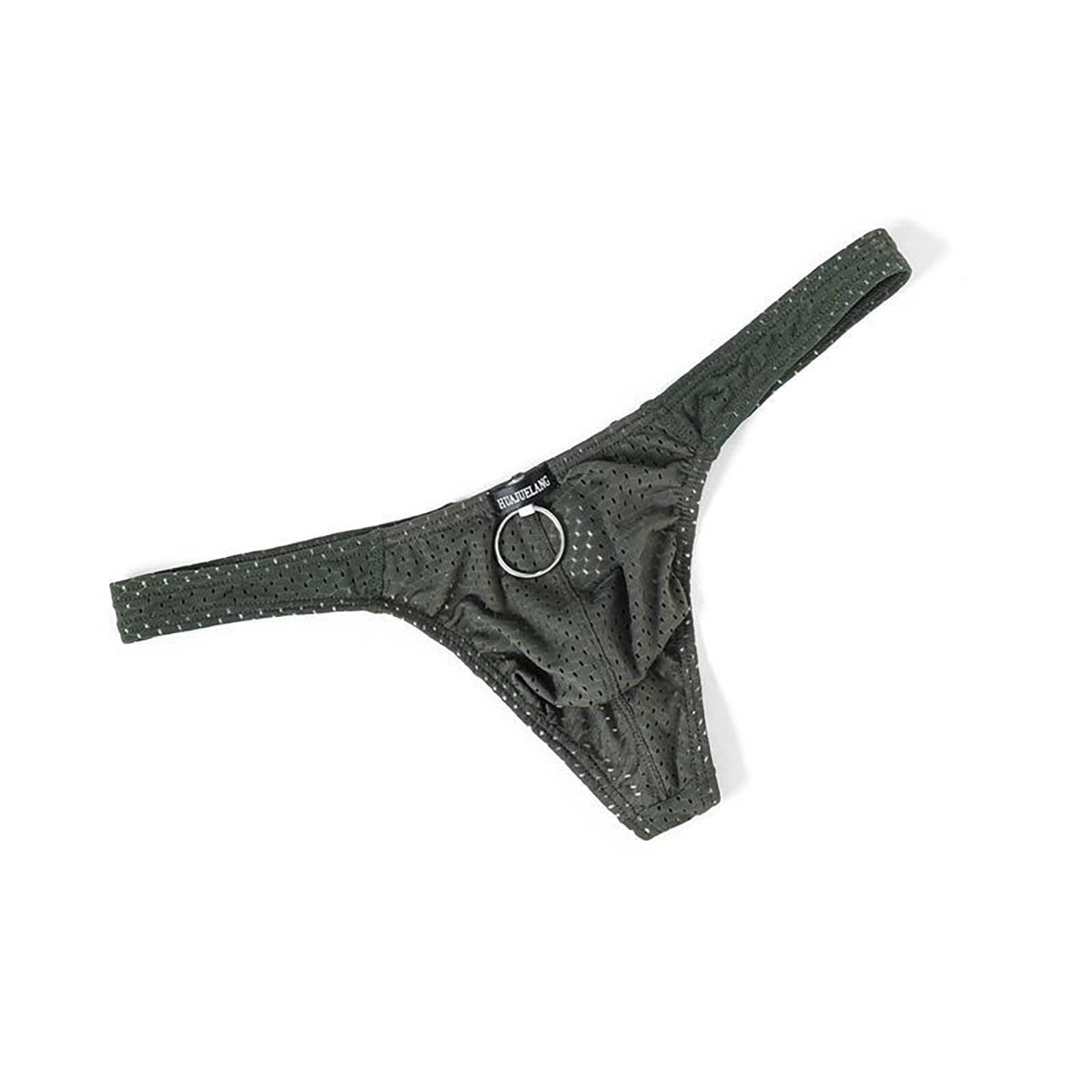 Mens Breathable Briefs with O Ring Mesh Moisture Wicking Underwear Spo - View 3