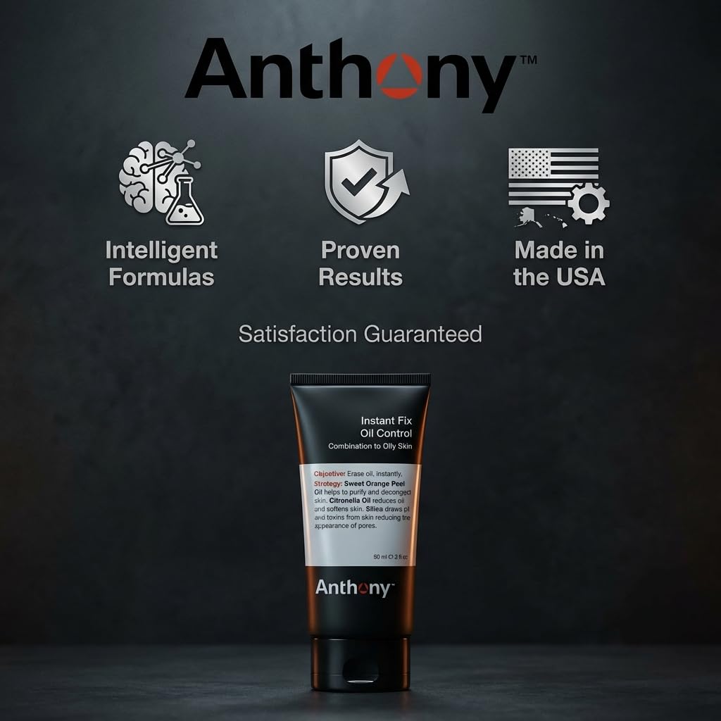 Anthony Instant Fix Oil Control – Mattifying Lotion for Oily Skin – Moisturizer - Anthony Official Product View 4