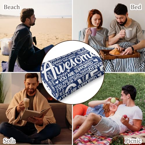 Blanket Gifts for Women Men - Get Well Blanket, Inspirational - Product Imagery