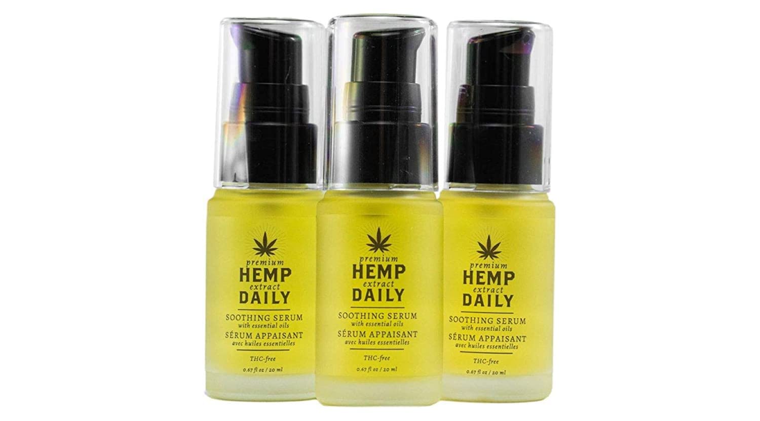 Hemp Daily Soothing Serum, Lavender, .67 Fluid Ounces - Premium Hemp Extract Daily