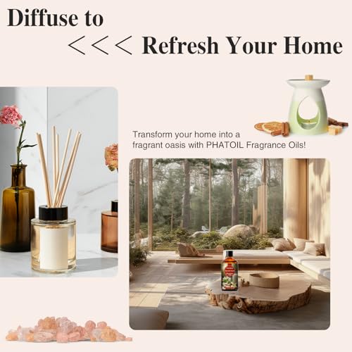 PHATOIL 3.38FL.OZ Almond Vanilla Fragrance Oils for - Product Imagery