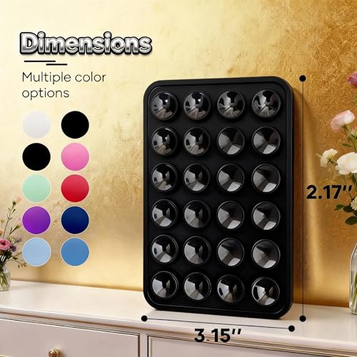 Black OCTO-BUDYY Double Sided Silicone Suction Phone Case Mount, - Product Imagery