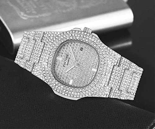 Gosasa Luxury Unisex Watches Crystal Diamond Stainless Steel - Product Imagery