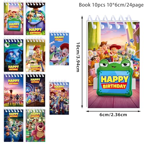 For Toy Theme Story Birthday Party Supplies, Cartoon 10 pcs Mini - Product Imagery
