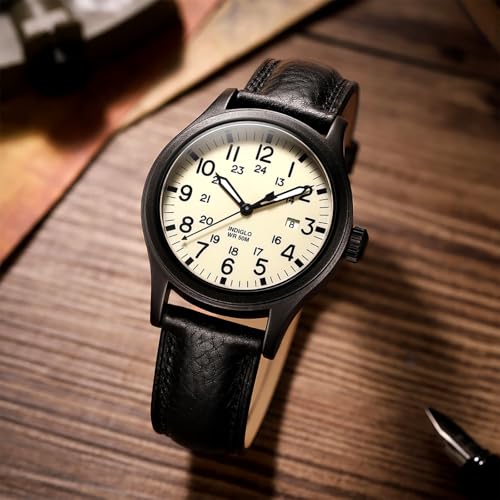 Getalia Italian leather Watch Band Tuscany Natural - Product Imagery