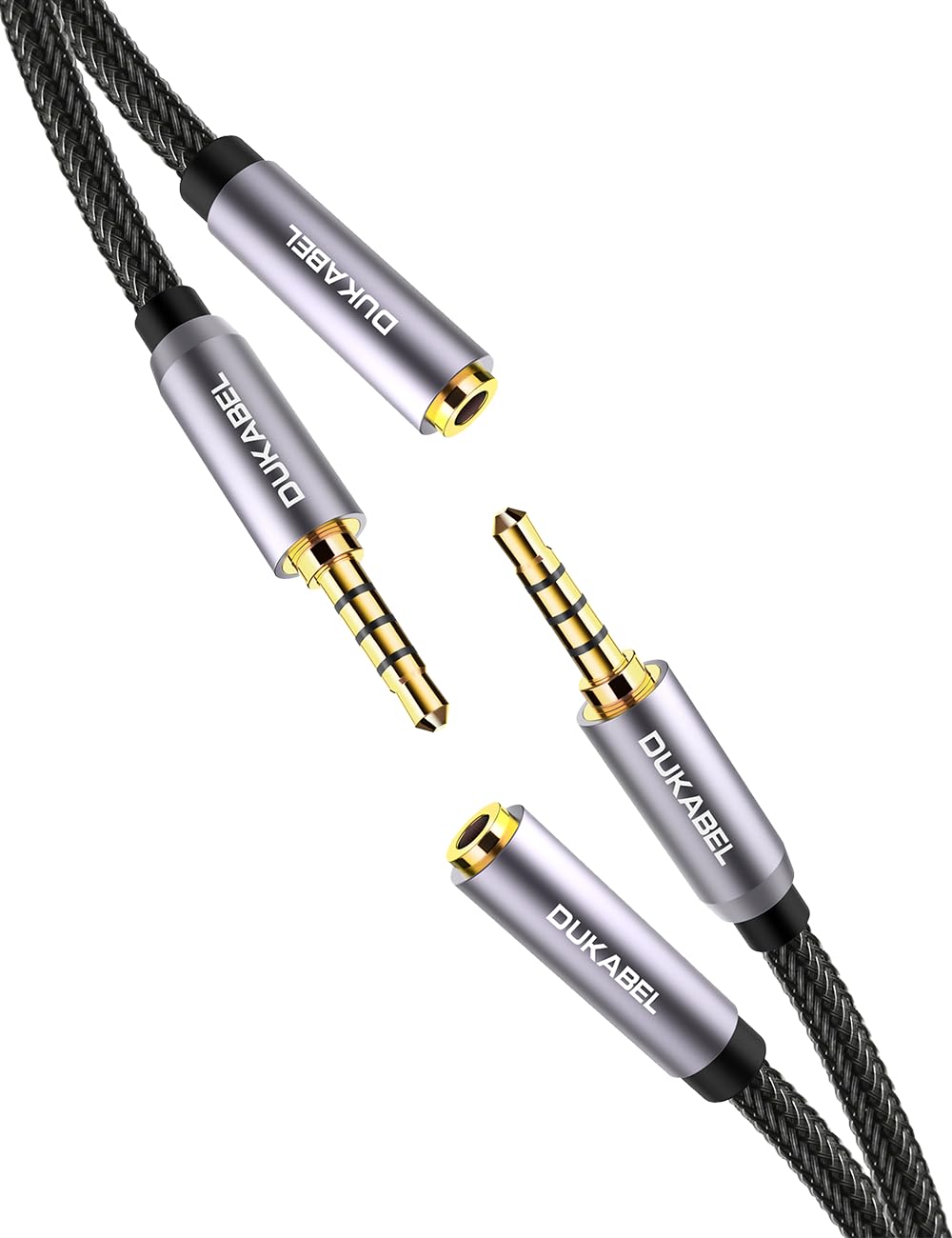 DUKABEL Headphone Extension Cords, TRRS Right-Angle 3.5mm Extende by DUKABEL - Angle View 10