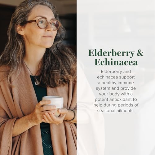 Global Healing USDA Organic Elderberry & Echinacea Liquid - Product Imagery