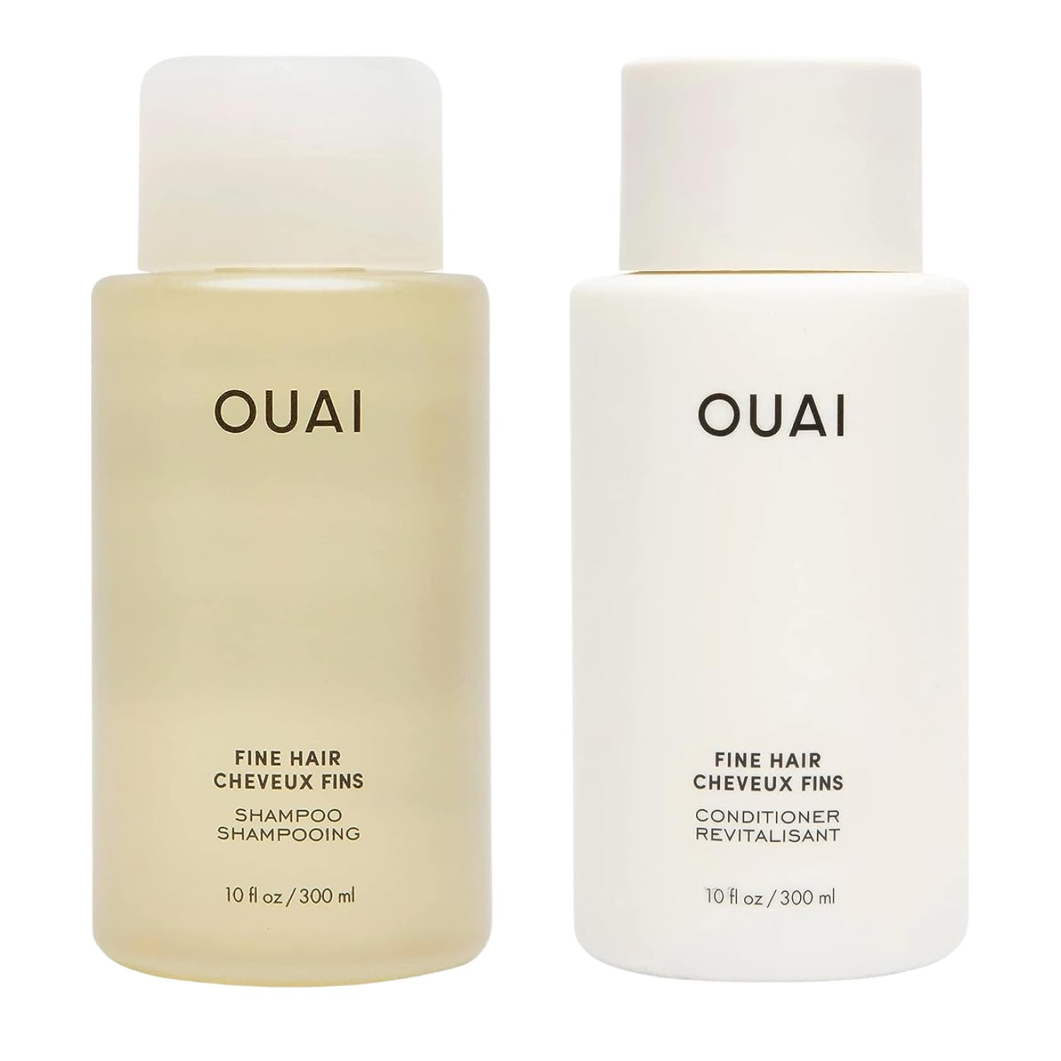 OUAI Fine Shampoo and Conditioner Set (10 Fl Oz) - Product Imagery