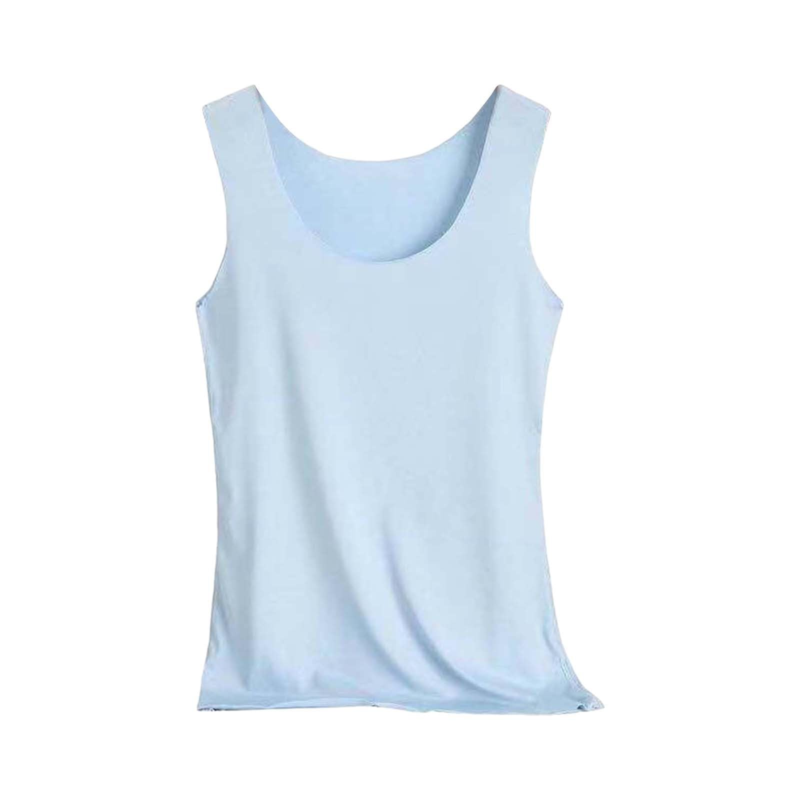 Tank Tops For Women 2025 Summer Ice Silk Camisole Tops Seamless Deep S - View 9