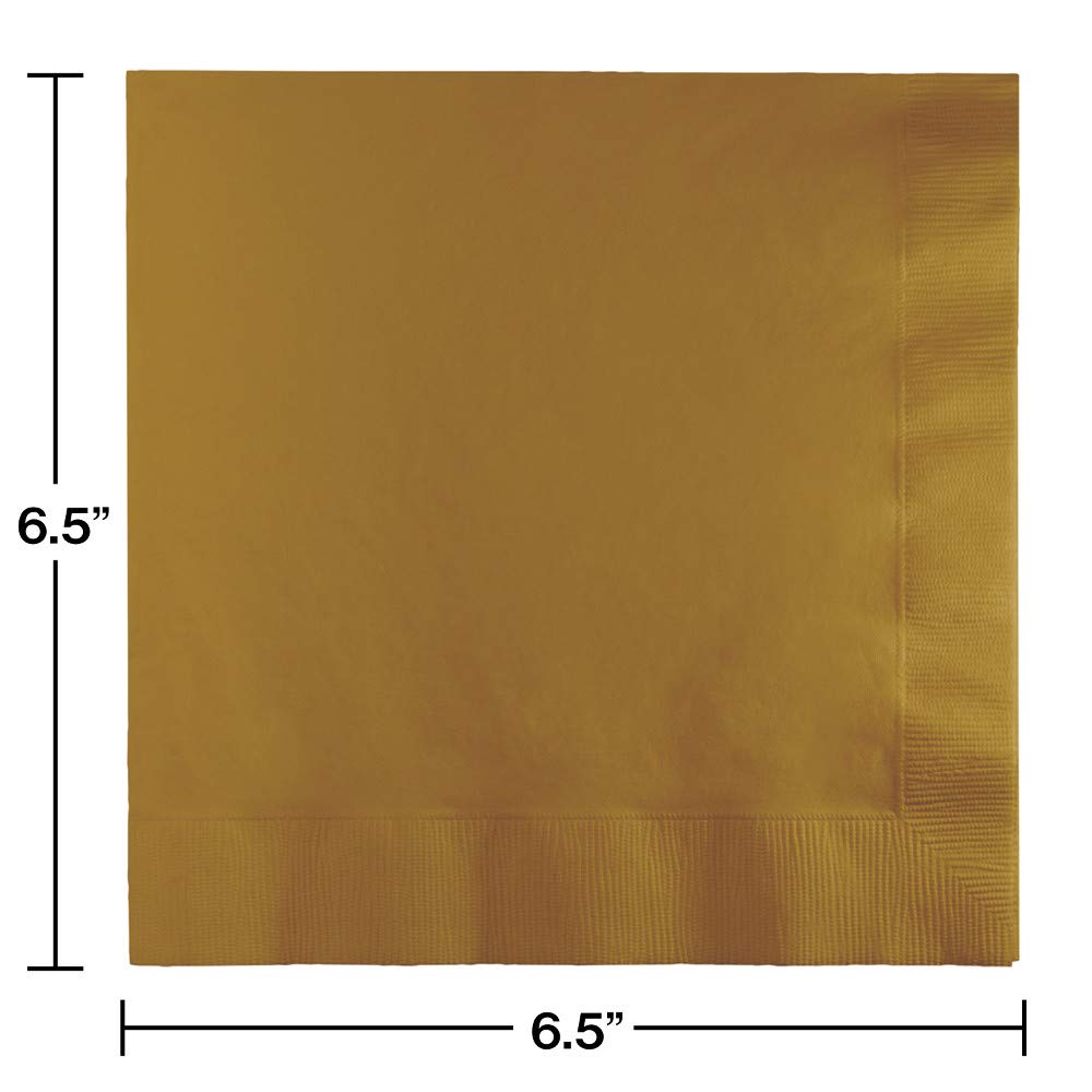 Glittering Gold Party Supplies Kit Serves 24 - Creative Converting Official Imagery - 5