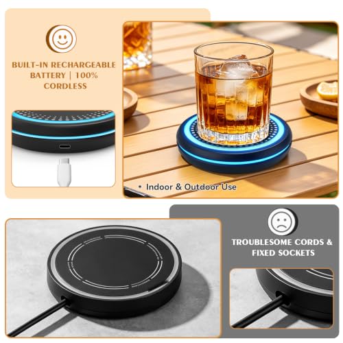 Smart Cocktail Maker Coaster,LED Guided Cocktail Making for - Product Imagery
