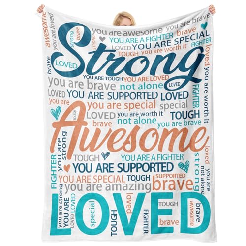 Inspirational Get Well Blanket – Super Soft Healing Throw for - Product Imagery