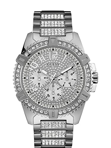 Guess Stainless Steel Gold-Tone Crystal Embellished Bracelet - Product Imagery