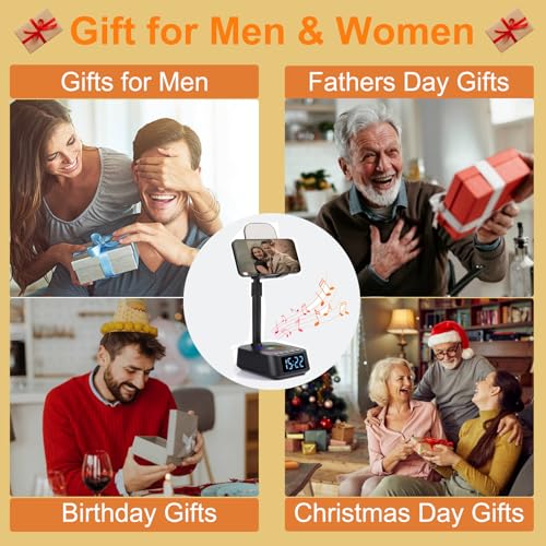 ASEAT Gifts for Men Women, Adjustable Phone Stand Bluetooth - Product Imagery