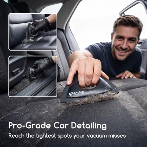 Mini Pet Hair Remover for Car Detailing Dog Hair Tool - Product Imagery