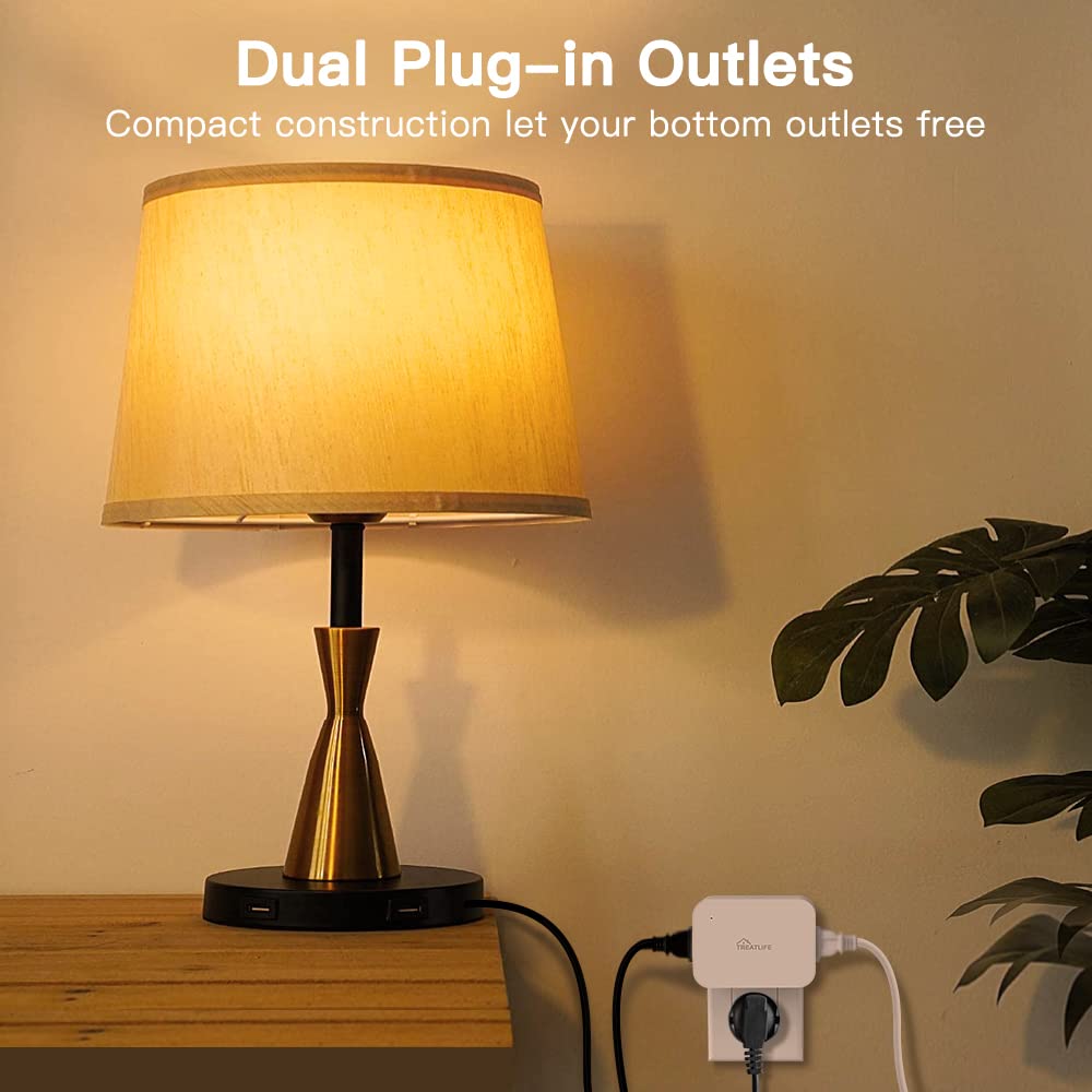 Alexa Smart Dimmer Plug Treatlife Plug in Lamp Dimmer Switch - TREATLIFE Official Imagery - 3