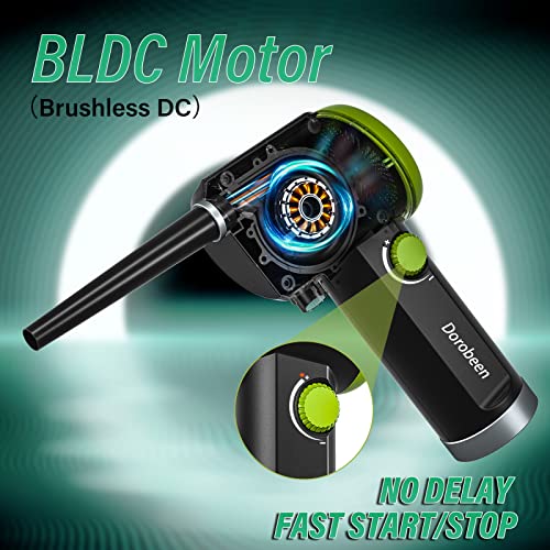 Compressed Air Duster, Cordless Handheld Air Blower, Stepless - Product Imagery
