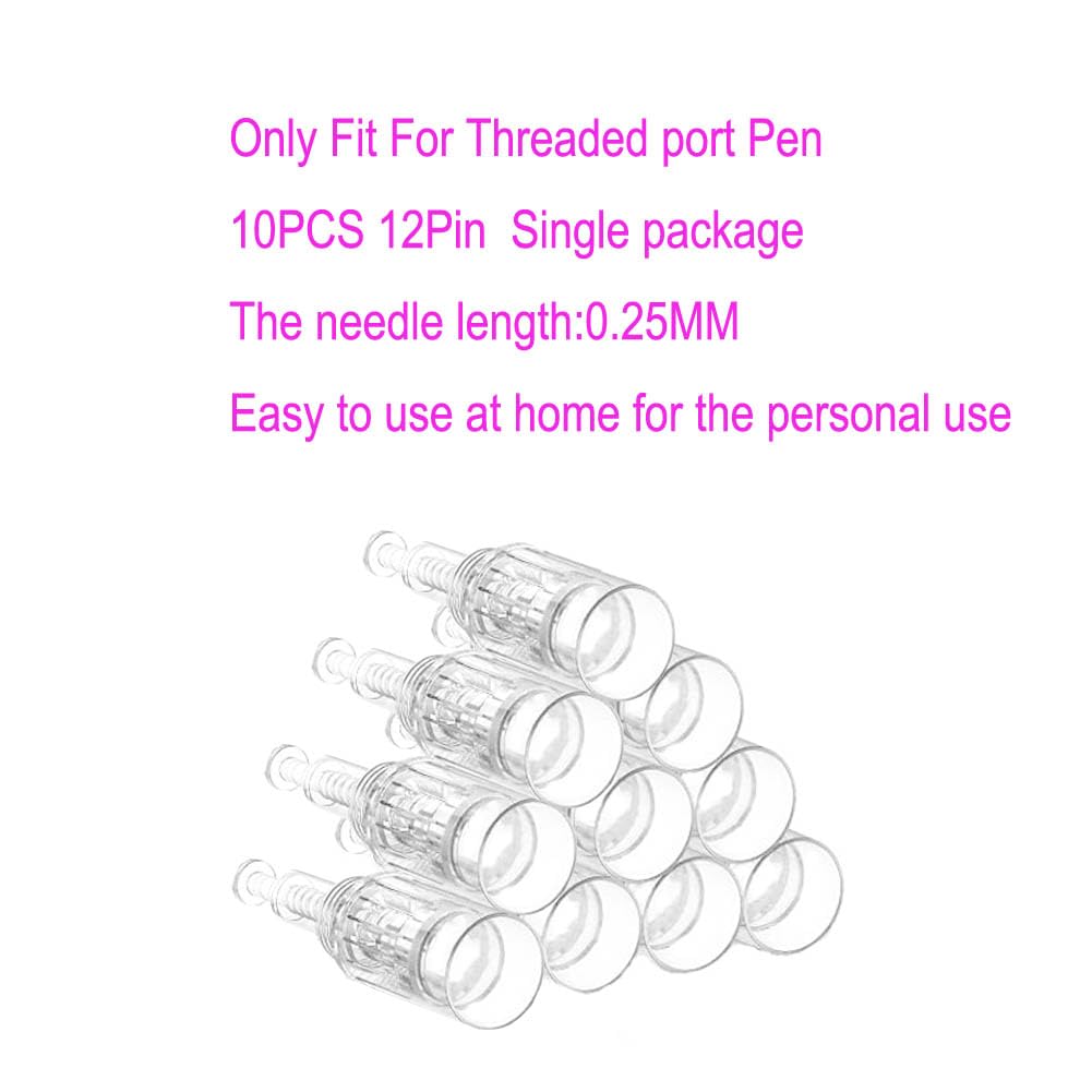10PCS 12Pin 0 25mm Microneedling Pen Cartridges Replacement - ALIWOD Official Imagery - 3