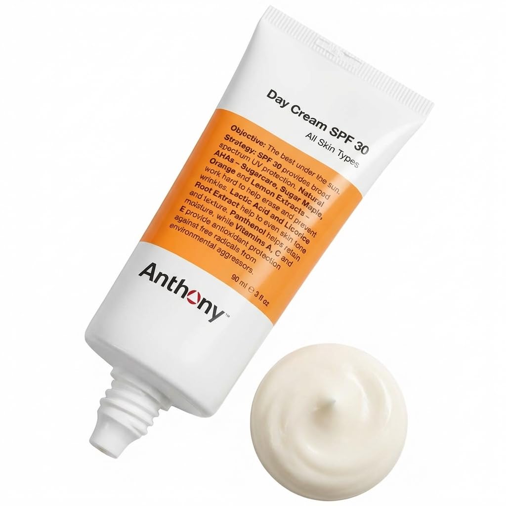 Anthony Day Cream SPF 30 Face Moisturizer, 3 Fl Oz - Anthony