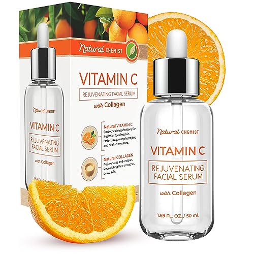 Natural Chemist Vitamin C Serum With Collagen - Dermatologist Tested & Skin - Natural Chemist Official Product View 1