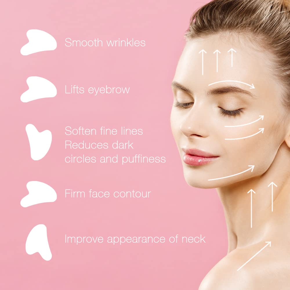 NEUTRIHERBS Jade Gua Sha Face Roller Vitamin C Serum Facial - Neutriherbs Official Imagery - 5