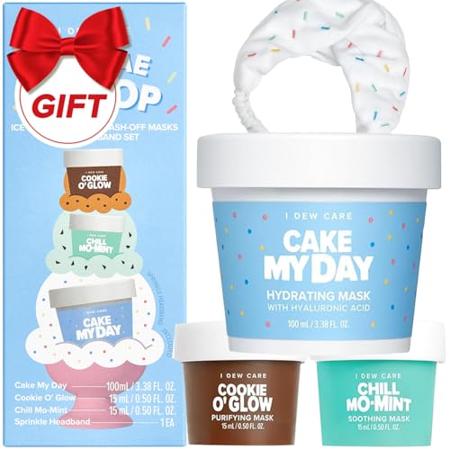 I DEW CARE Sundae Scoop Wash Off Face Mask Set with Headband - I DEW CARE Official Imagery - 1
