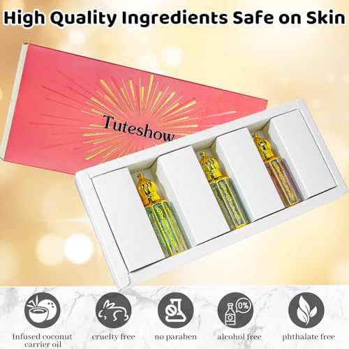 Arabic Perfume for Women, Floral & Fruity Arab Perfume Oil Roll - Product Imagery