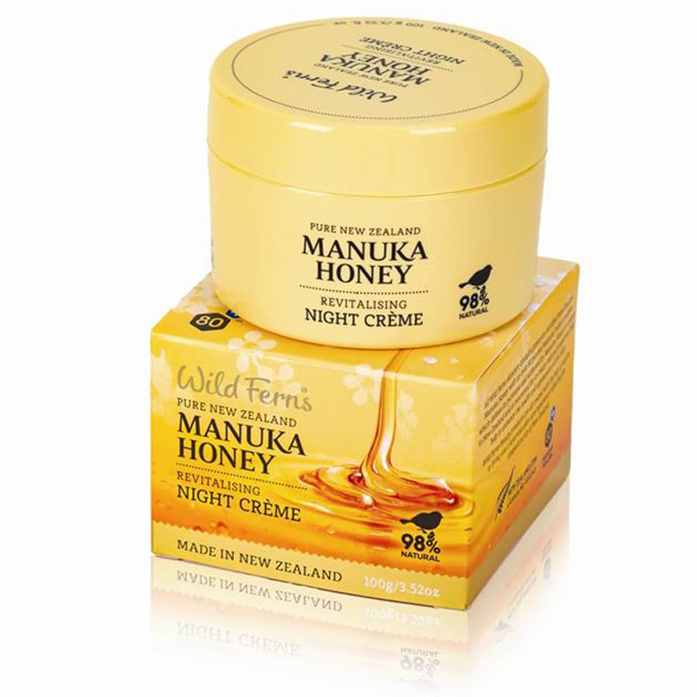 Wild Ferns Manuka Honey Revitalising Night Crème 100g - Product Imagery