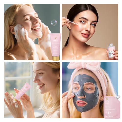 Gifts for Women, Birthday Gifts, 33 Pcs Rose Hydrating Face Skin - Product Imagery