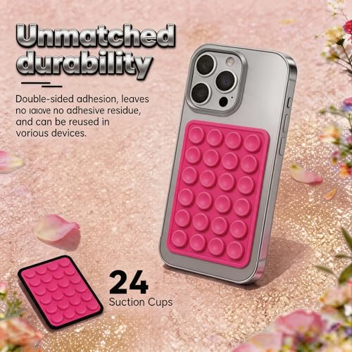 Pink 2Pack Otco budyy Silicone Double-Sided Suction Phone Case - Product Imagery