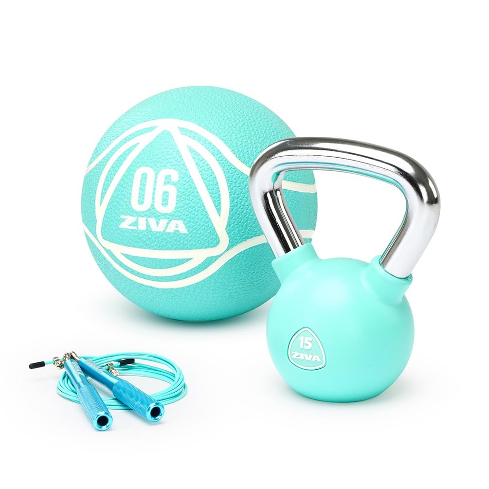 ZIVA Premium Functional Training Kit 6 lb Medicine Ball 15 - ZIVA Official Imagery - 2