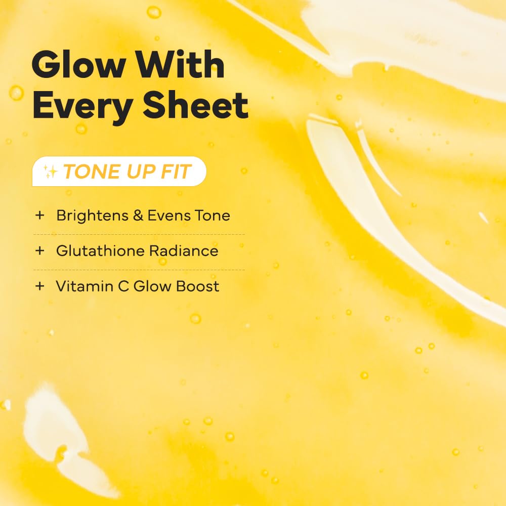 SAM'U PH Sensitive Tone Up Fit Face Mask, Radiance Glow - SAM'U