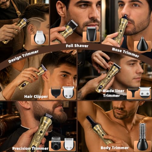 Ufree Professional Beard Trimmer for Men, Electric Shaver Razor, - Product Imagery