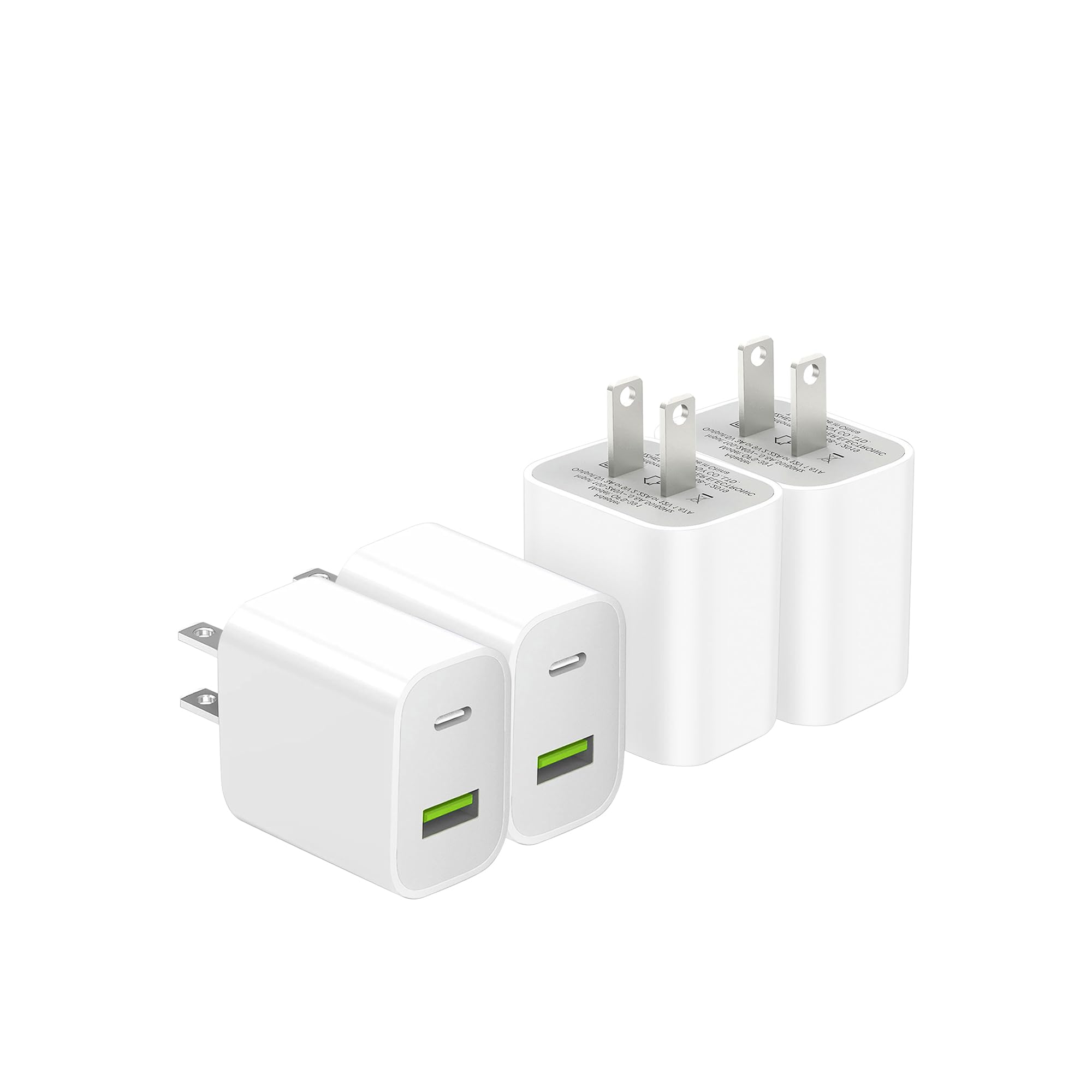DENGWENQIANG USB C Charger Block, Dual Port Type C Wall Charger Charging Power - DENGWENQIANG Official Product View 10