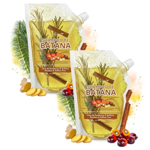 Herbalista 2 Pack Bundle - Viral Batana Oil Herbal Shampoo Pouch 400ml - View 1