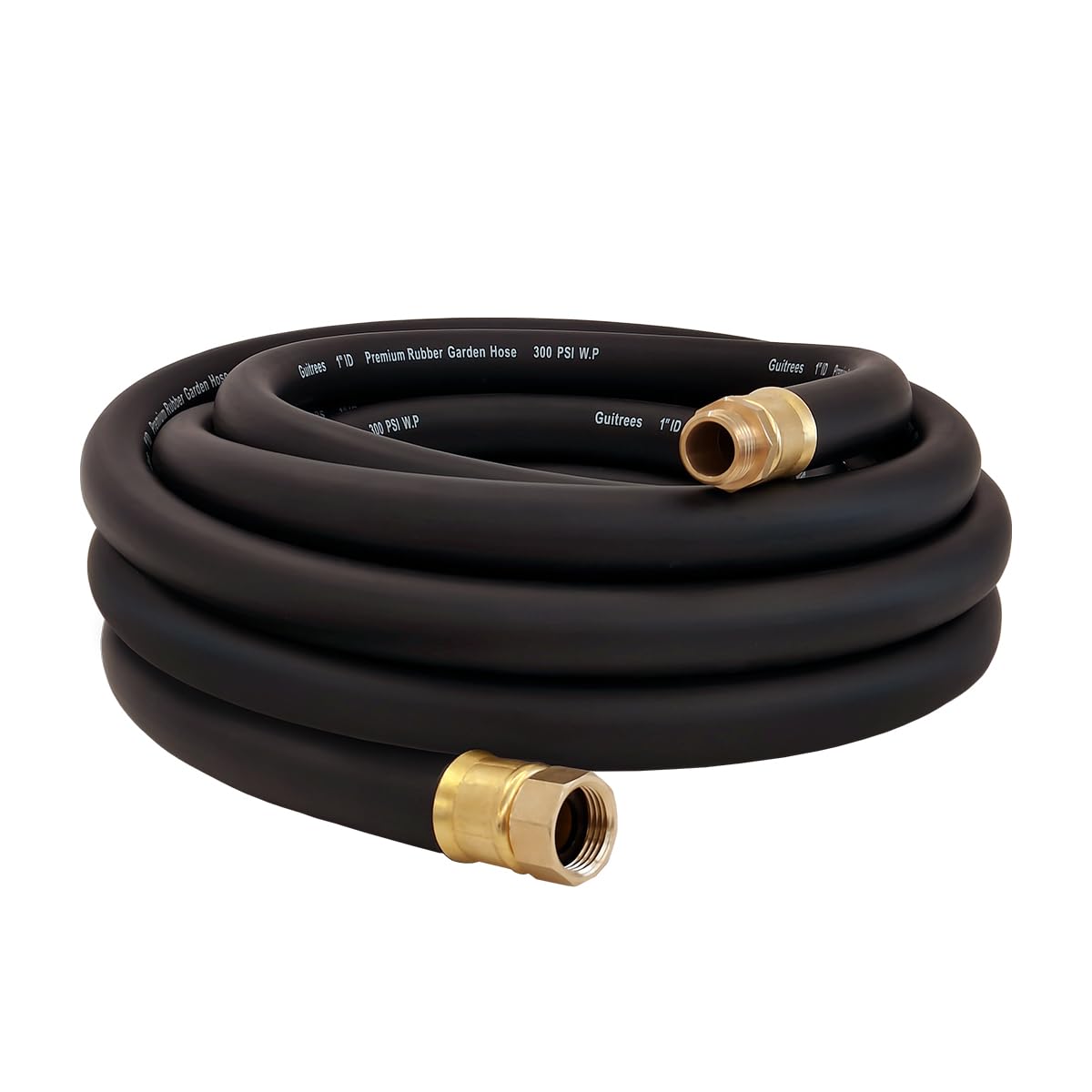 Guitrees 100FT 5/8 Heavy Duty Rubber Garden Hose - 300psi Working - Guitrees Official Product View 9