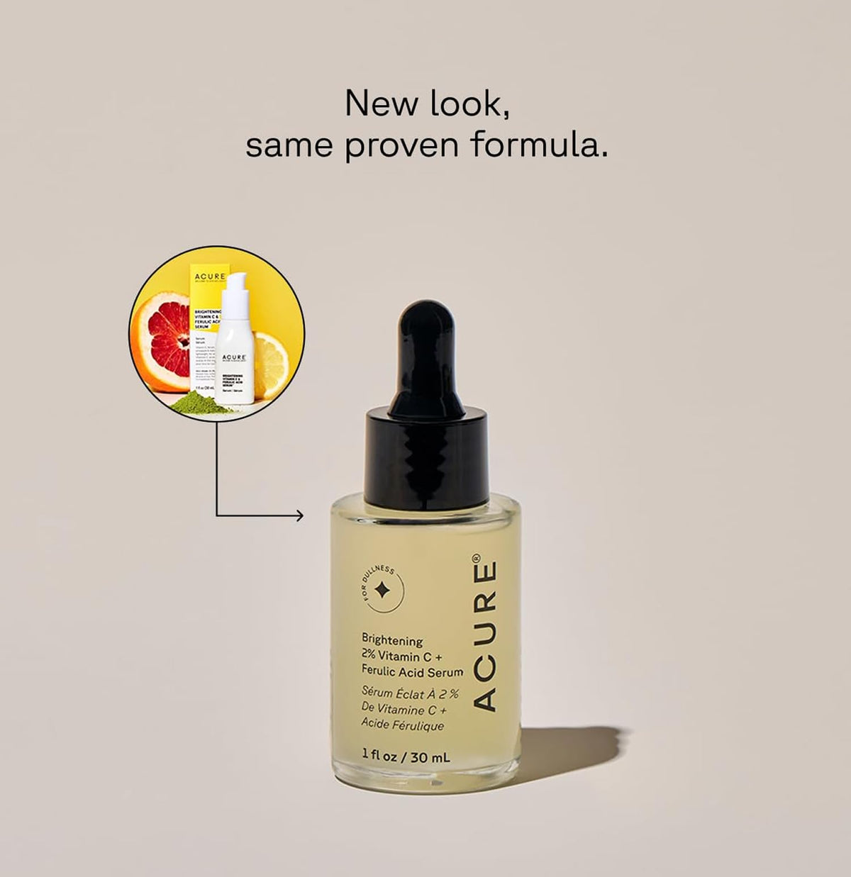 Acure Brightening 2 Vitamin C Ferulic Acid Serum - Acure Official Imagery - 3
