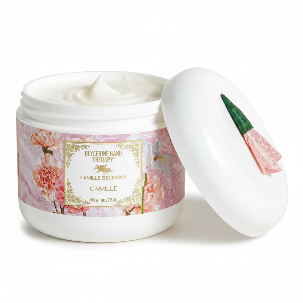 Camille Beckman Glycerine Hand Therapy Cream, French Vanilla, 8 - Camille Beckman