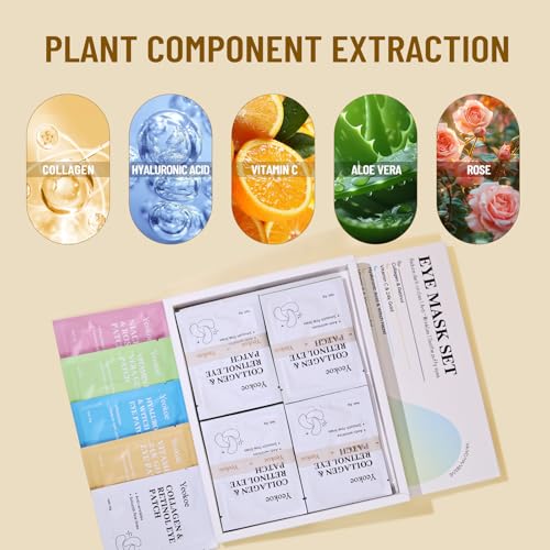 Under Eye Patches for Dark Circles,Eye Mask for Puffy Eyes With - Product Imagery