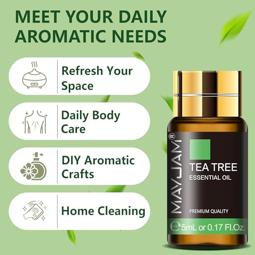 MAYJAM Tea Tree 20 Pcs Pure Essential Oil Gift Set, for - Product Imagery