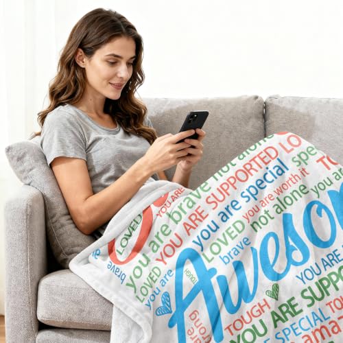Super Soft Hug Blanket, Healing Get Well Soon Gift for Cancer - Product Imagery