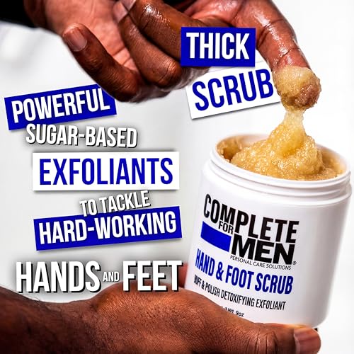 Hand and Foot Scrub: Exfoliating Feet, Hand Exfoliant, Sugar - Product Imagery