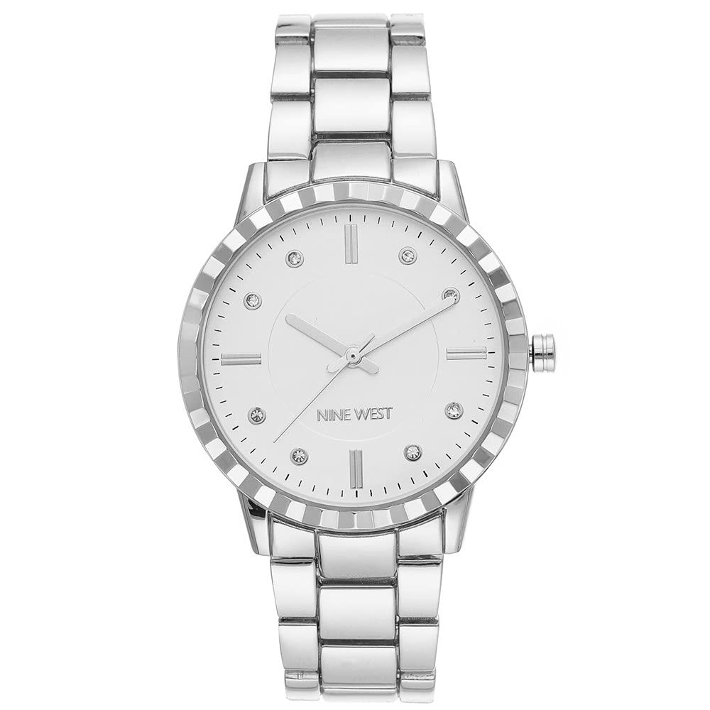 Nine West Women s Crystal Accented Bracelet Watch - Nine West Official Imagery - 2