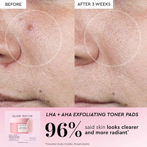 Glow Recipe Toner Pads Kit Trial Set, 12-Piece Korean Toner Pad - Product Imagery