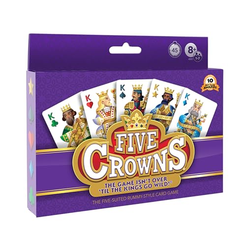 Five Crowns Rummy Style Card Game for Kids and Adults, Family - Product Imagery