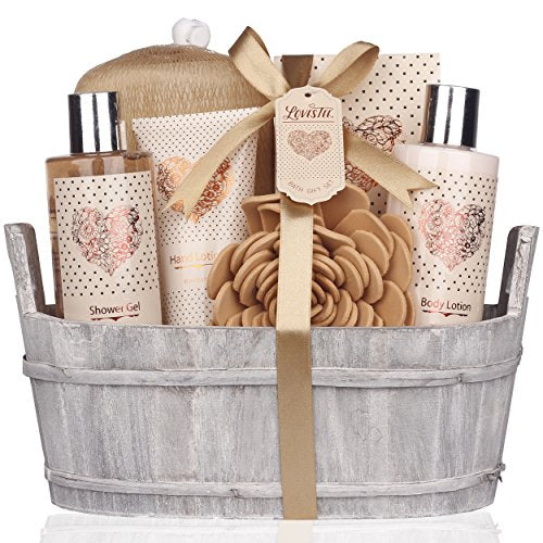 Spa Gift Basket Bath and Body Set with Vanilla Fragrance by - LOVESTEE Official Imagery - 1